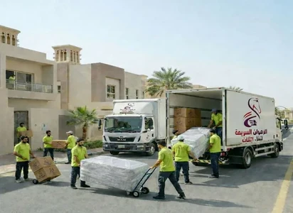 نقل عفش من شمال الرياض إلى خارج المدينة مع تغليف وتحميل آمن